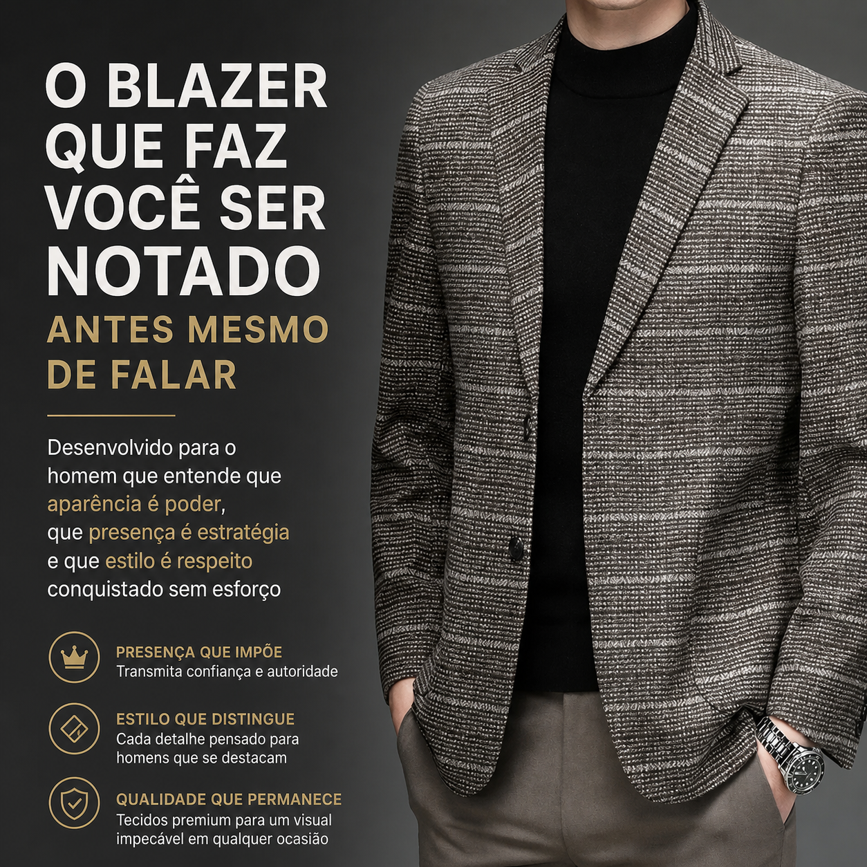 Blazer masculino royal classic