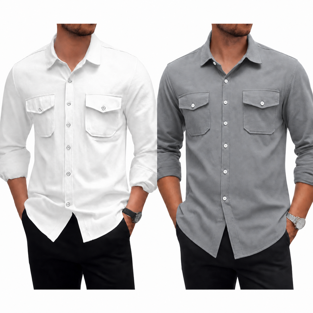 Pague 1 Leve 2 | Camisa masculina safari
