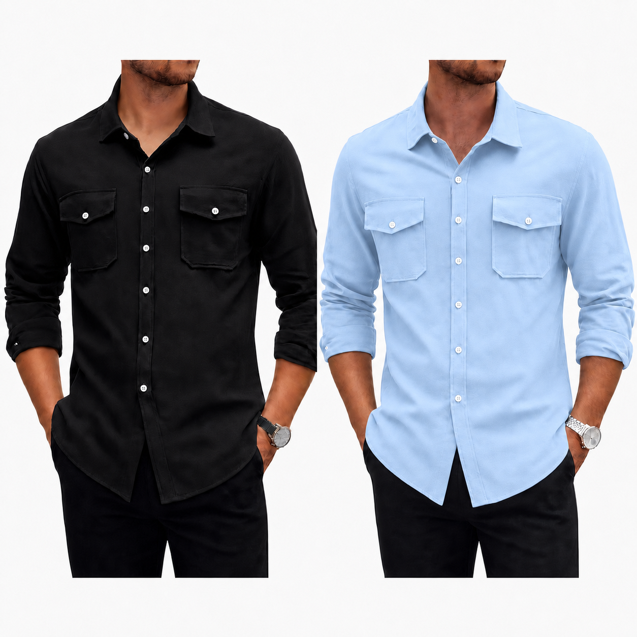 Pague 1 Leve 2 | Camisa masculina safari