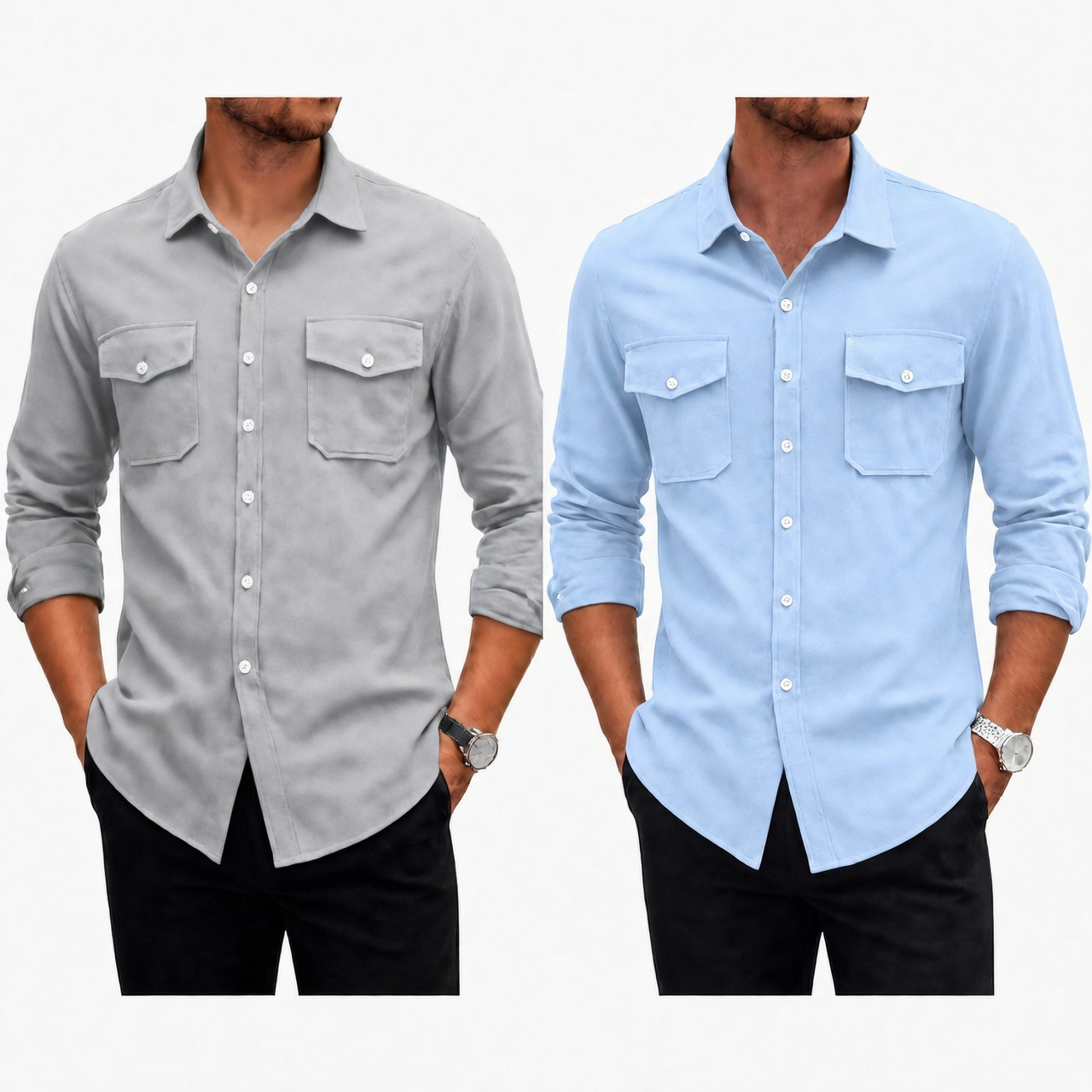 Pague 1 Leve 2 | Camisa masculina safari