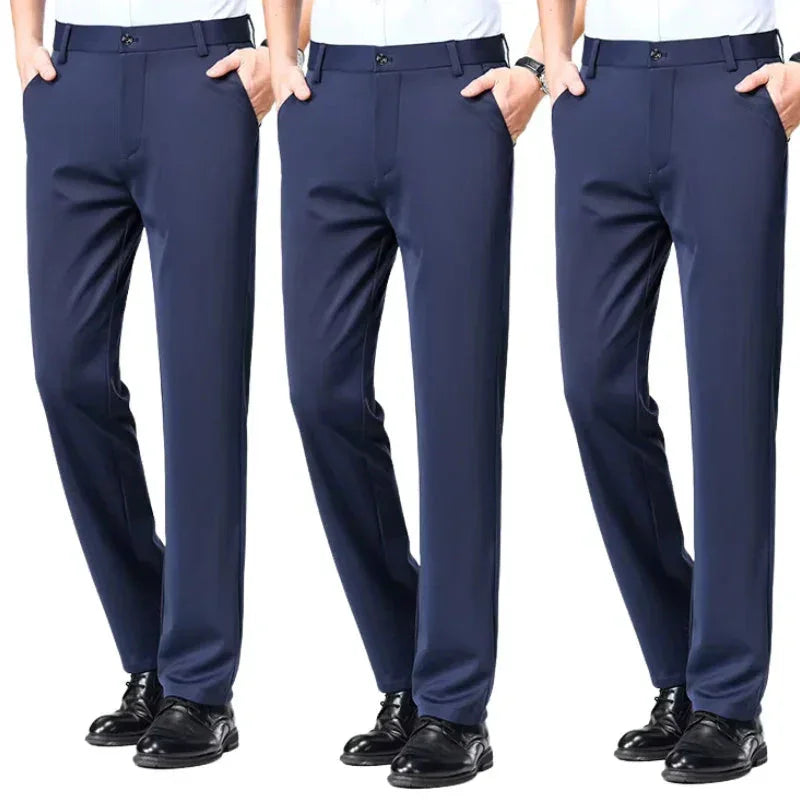 COMPRE 1 E LEVE 3 | Calça Social Clássica Alfaiataria + Cinto de Brinde
