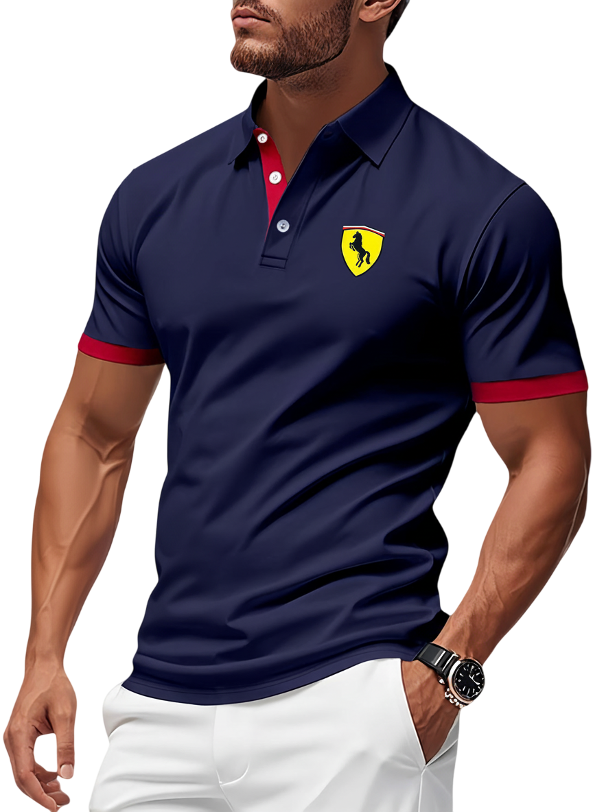 Pague 1 Leve 2 | Camisas Polo Ferrari + Brinde Relogio