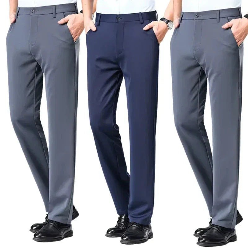 COMPRE 1 E LEVE 3 | Calça Social Clássica Alfaiataria + Cinto de Brinde