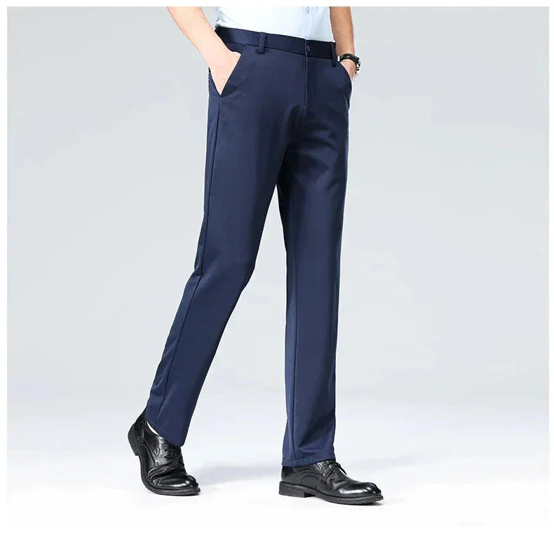 COMPRE 1 E LEVE 3 | Calça Social Clássica Alfaiataria + Cinto de Brinde