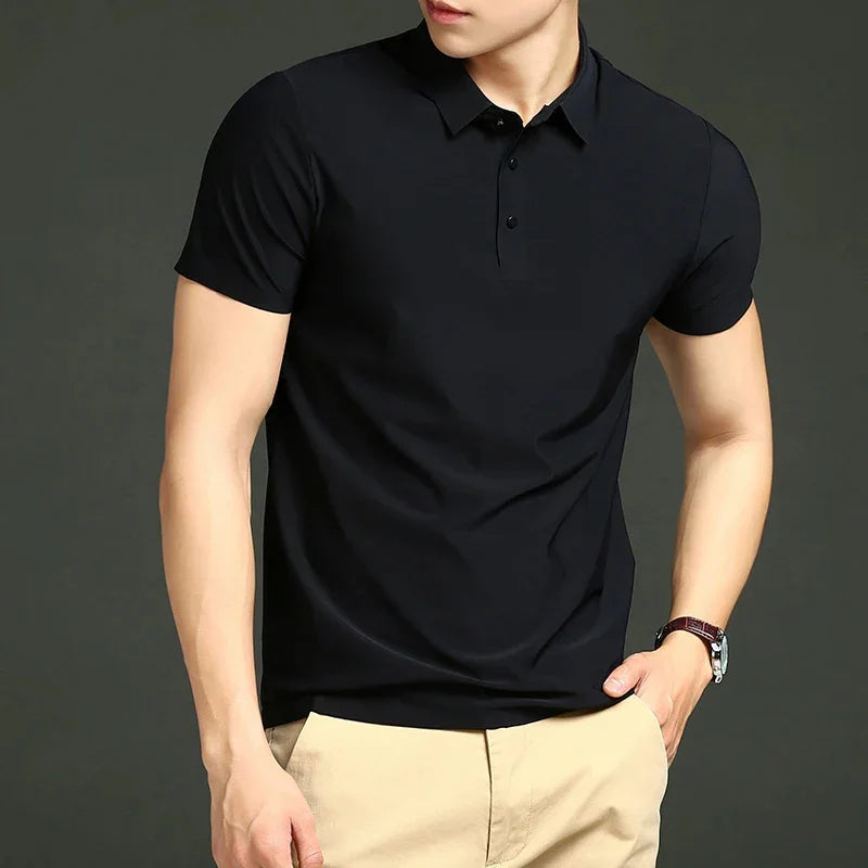 Camisa Polo Tech - Tecido anti suor + Relogio de Brinde
