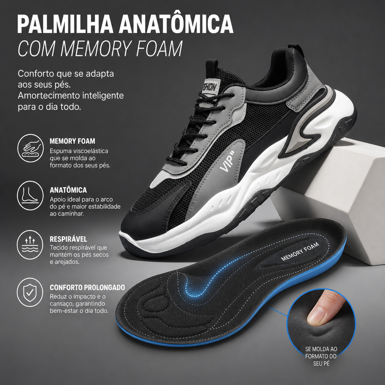 Tenis Masculino Air Pro Vip