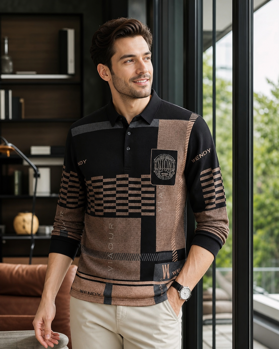 Camisa Polo Manga Longa Chelsea