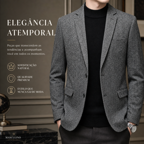 Blazer de Lã Masculino - Thomas Shaner™