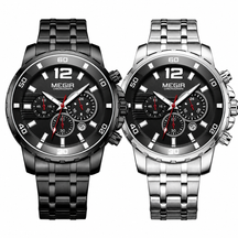 Pague 1 Leve 2 | Relogio masculino megir Gold