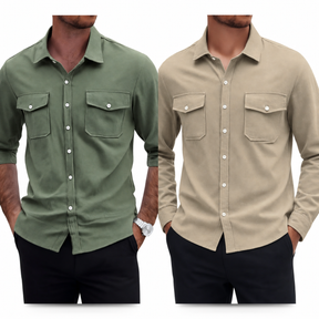 Pague 1 Leve 2 | Camisa masculina safari