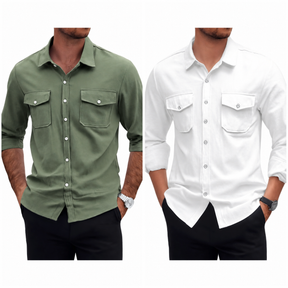 Pague 1 Leve 2 | Camisa masculina safari