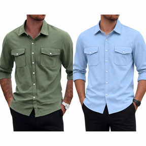 Pague 1 Leve 2 | Camisa masculina safari