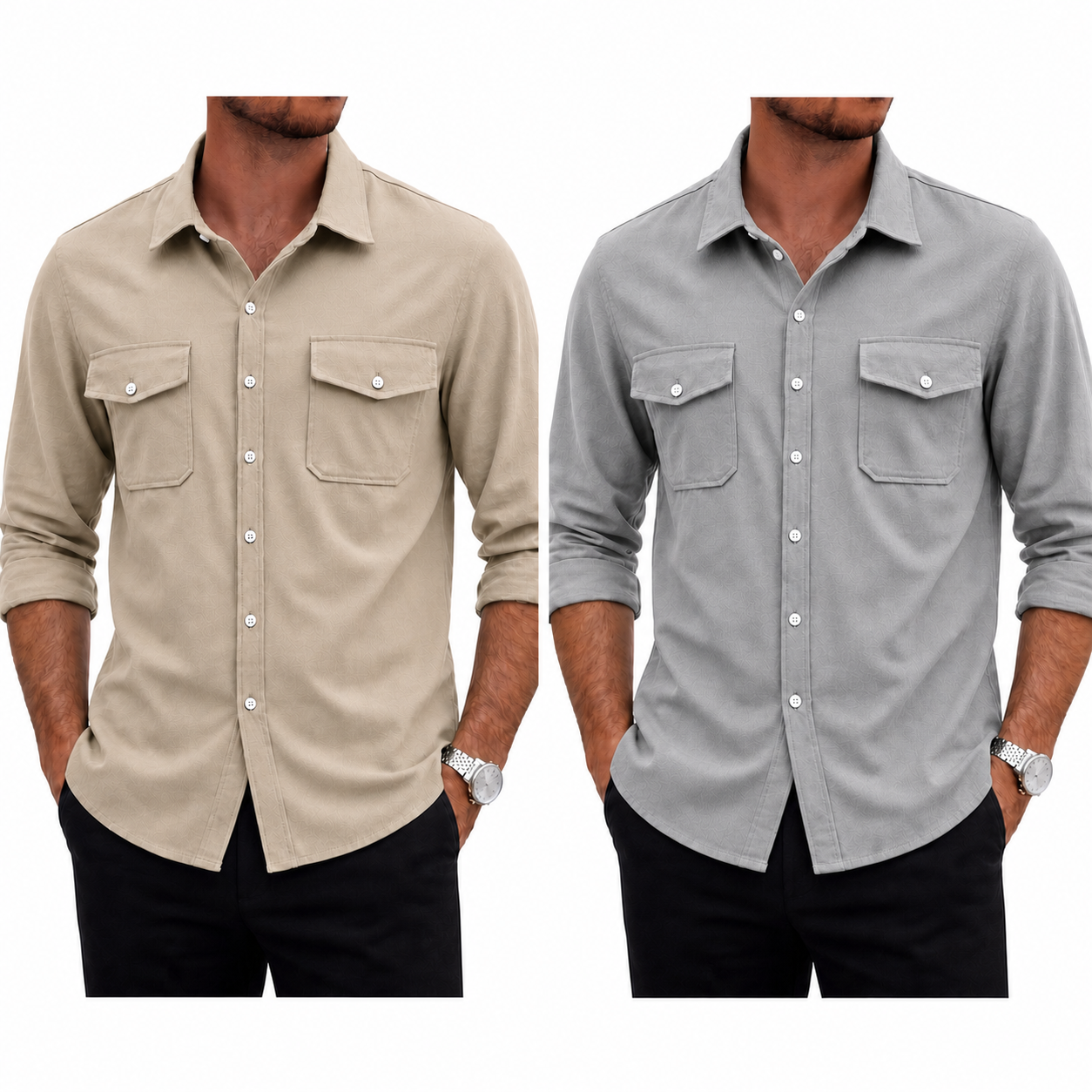 Pague 1 Leve 2 | Camisa masculina safari