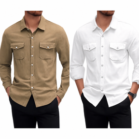 Pague 1 Leve 2 | Camisa masculina safari