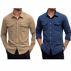 Pague 1 Leve 2 | Camisa masculina safari
