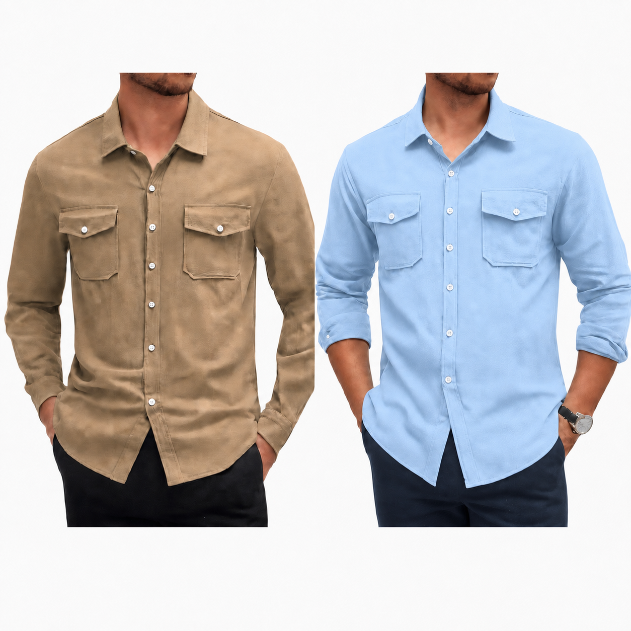 Pague 1 Leve 2 | Camisa masculina safari
