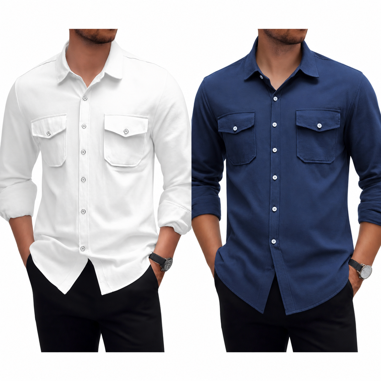 Pague 1 Leve 2 | Camisa masculina safari