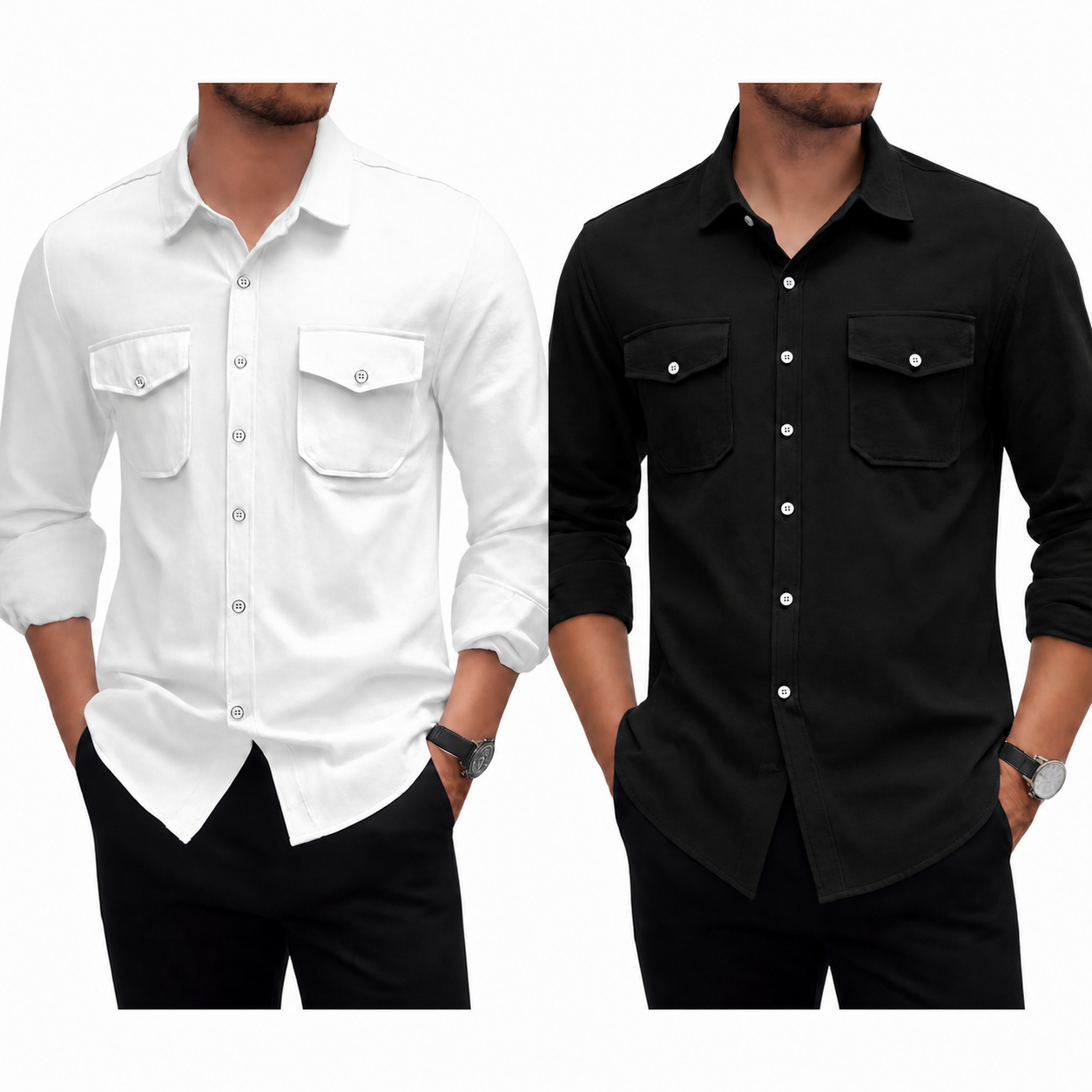 Pague 1 Leve 2 | Camisa masculina safari