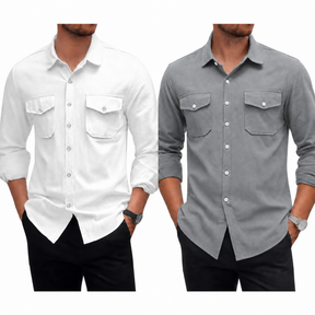Pague 1 Leve 2 | Camisa masculina safari