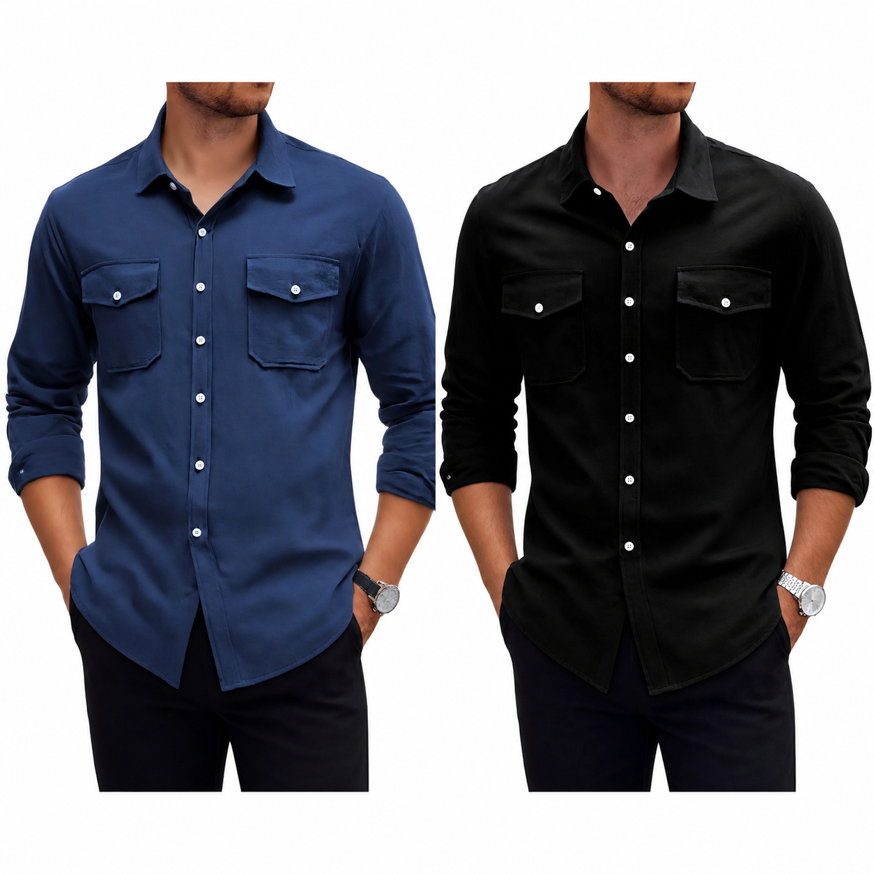 Pague 1 Leve 2 | Camisa masculina safari