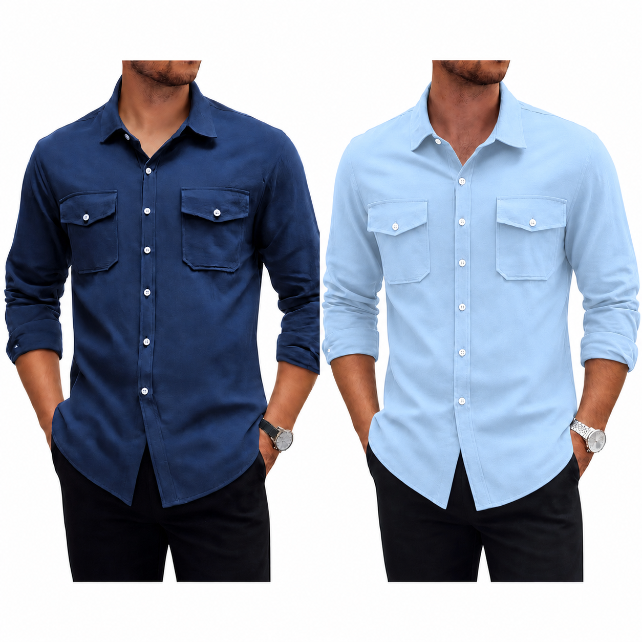 Pague 1 Leve 2 | Camisa masculina safari