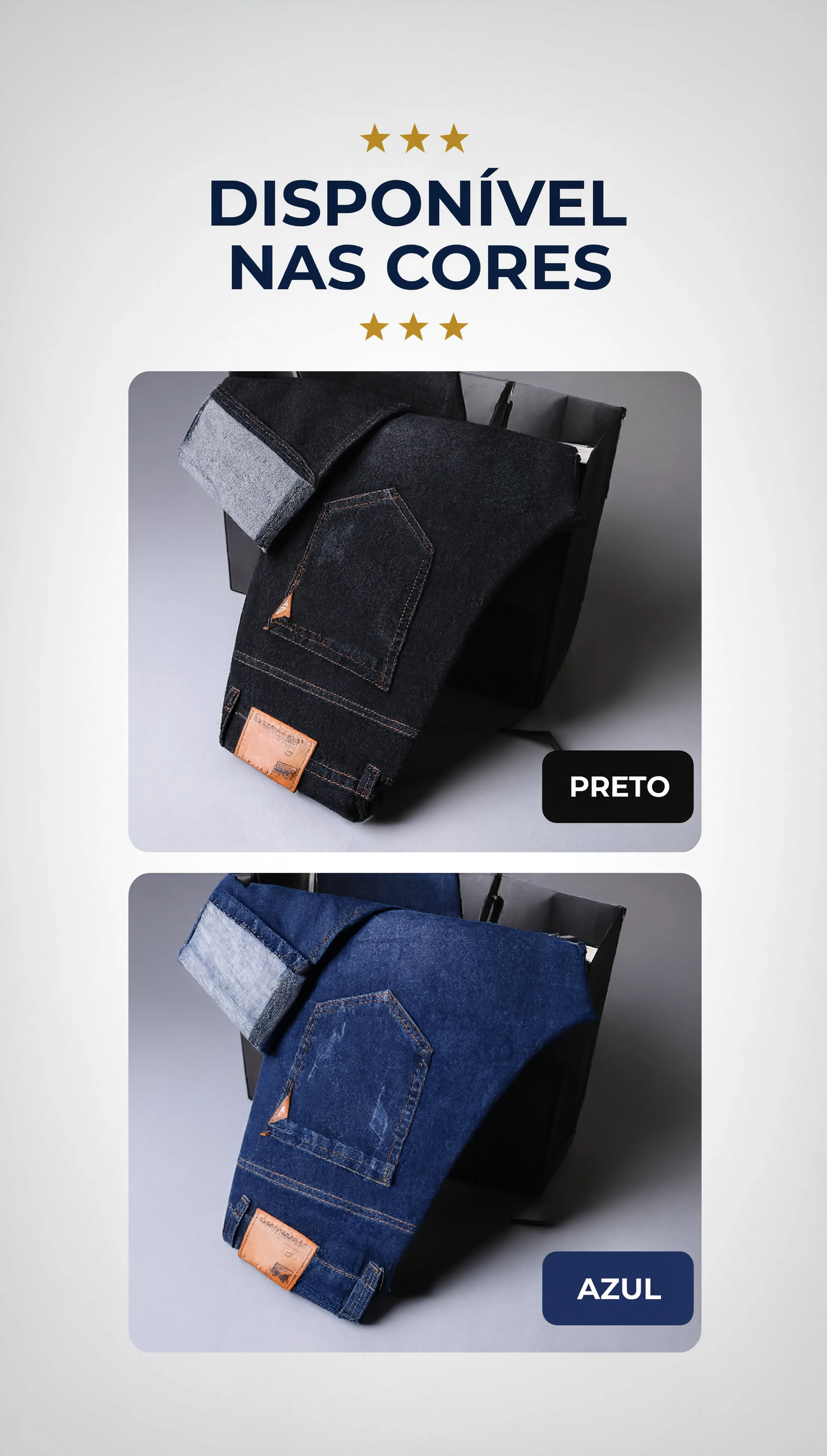 Pague 1 Leve 2 | Calça Jeans® texas + Brinde Cinto Masculino