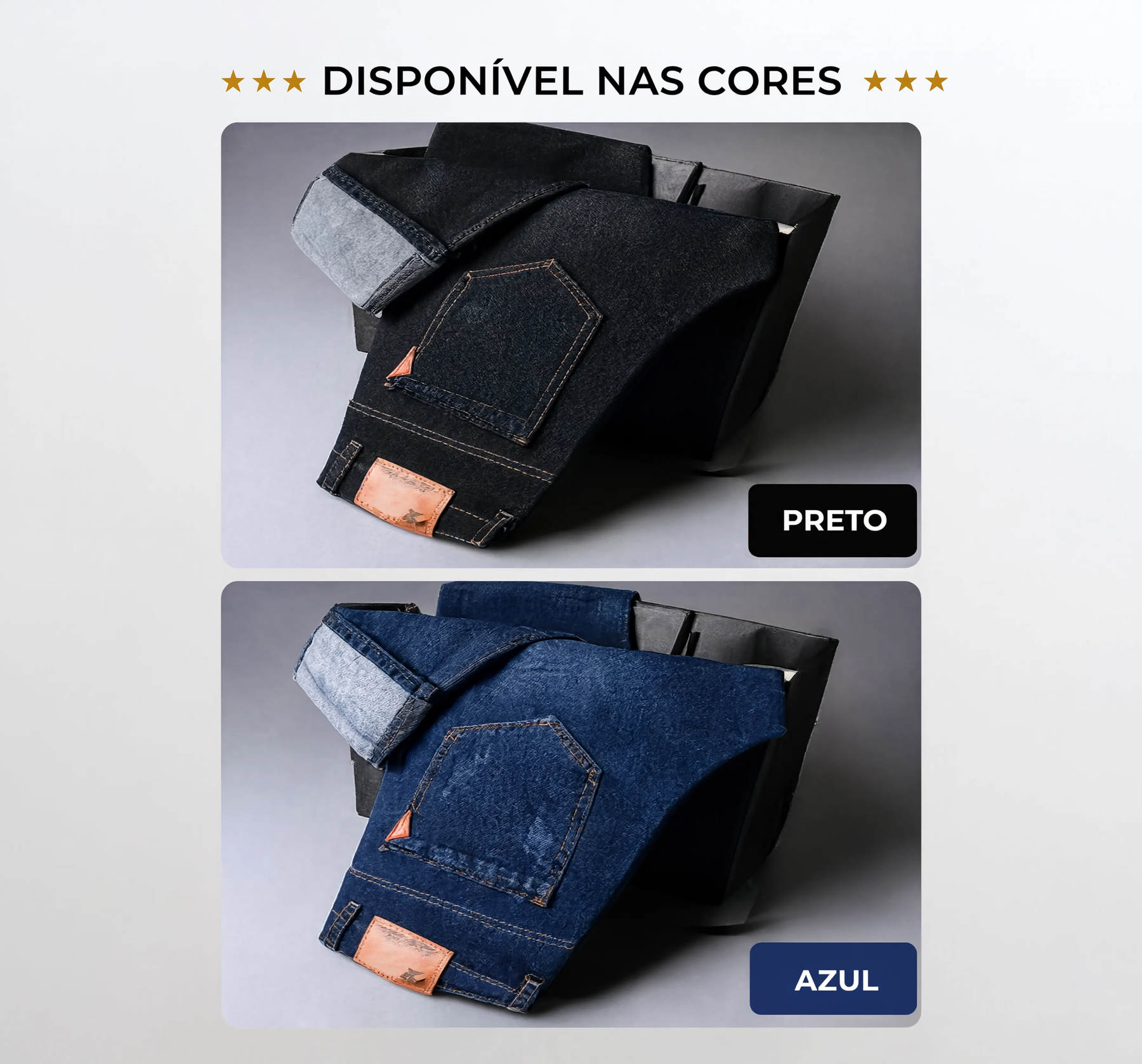 Pague 1 Leve 2 | Calça Jeans® texas + Brinde Cinto Masculino