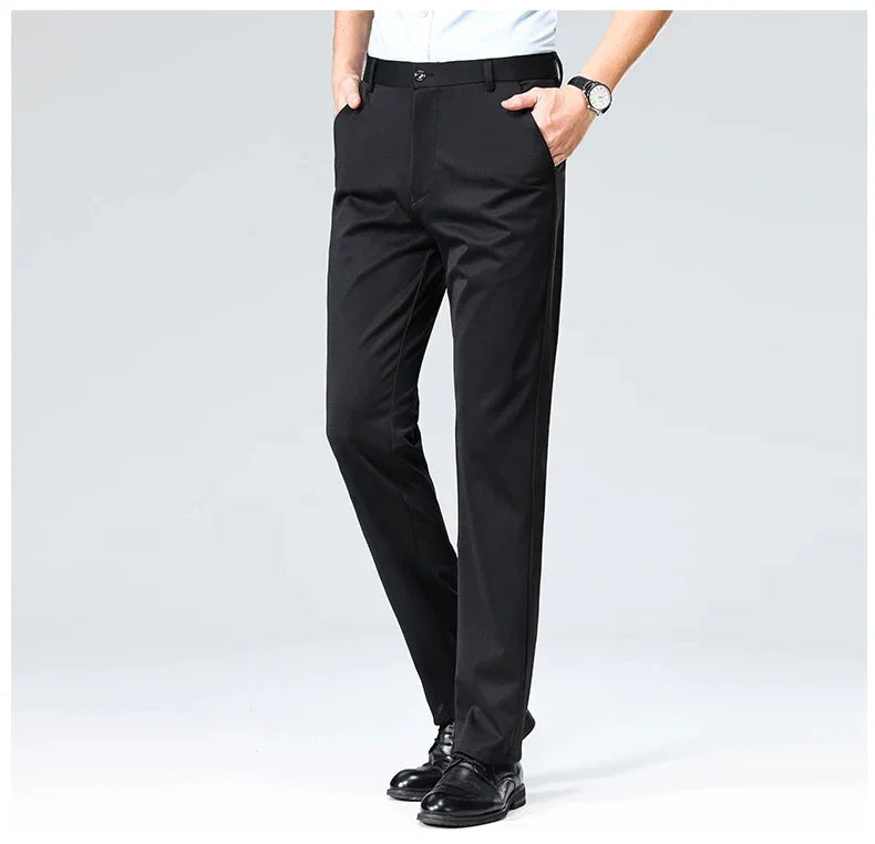 Compre 1 Leve 2 | Calça Social Clássica Alfaiataria + Cinto Social Couro