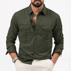 Camisa Cargo Militar Manga Longa Elite Tática