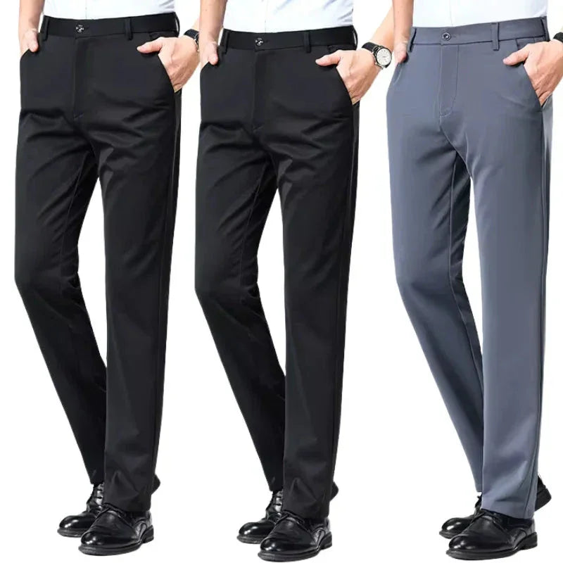 COMPRE 1 E LEVE 3 |  Calça Social Clássica Alfaiataria + Cinto de Brinde