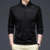 Camisa Polo Manga Longa Mercerizada Luxe