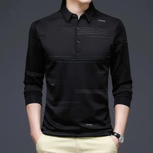 Camisa Polo Manga Longa Mercerizada Luxe
