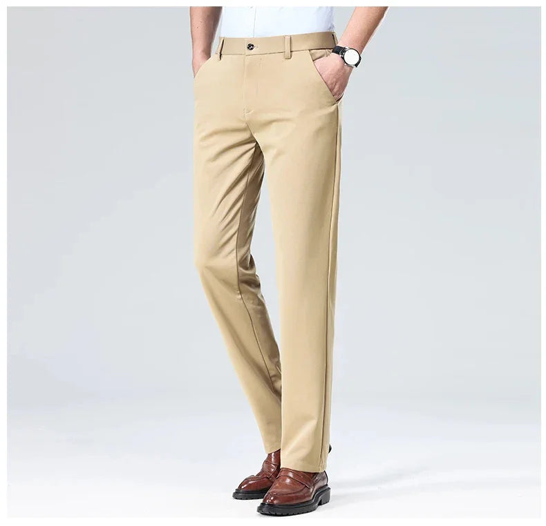 Compre 1 Leve 2 | Calça Social Clássica Alfaiataria + Cinto Social Couro