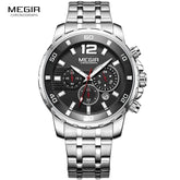 Pague 1 Leve 2 | Relogio masculino megia Gold