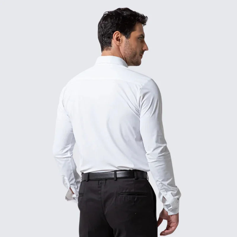 PAGUE 1 LEVE 3 | Camisa Social Ultra Elastech Anti amassados + Relogio de Brinde