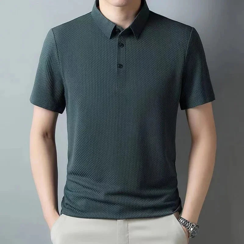 Camisa Polo Fresh Seda Gelo