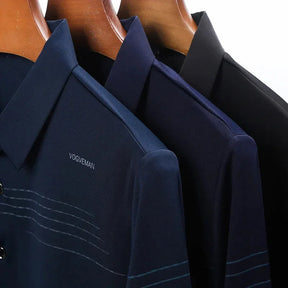 Camisa Polo Manga Longa Mercerizada Luxe