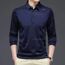 Camisa Polo Manga Longa Mercerizada Luxe