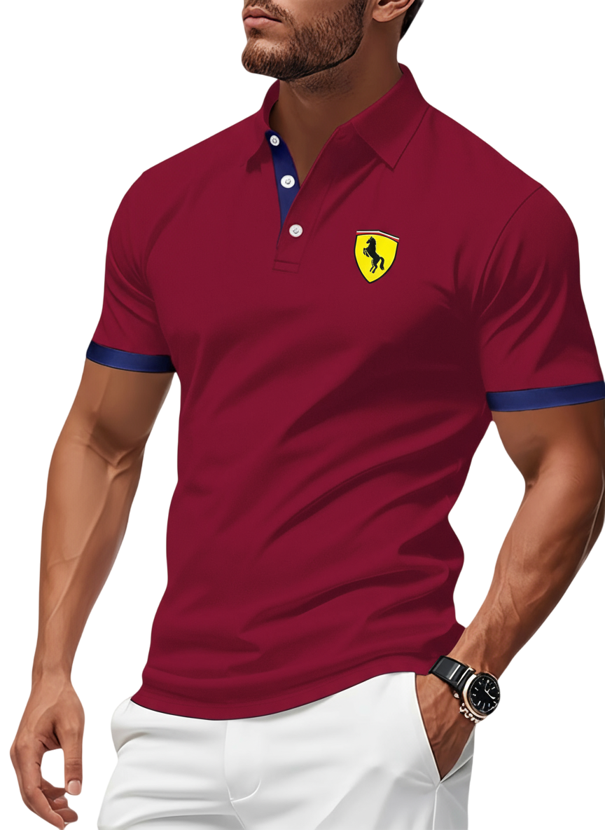 Pague 1 Leve 2 | Camisas Polo Ferrari + Brinde Relogio