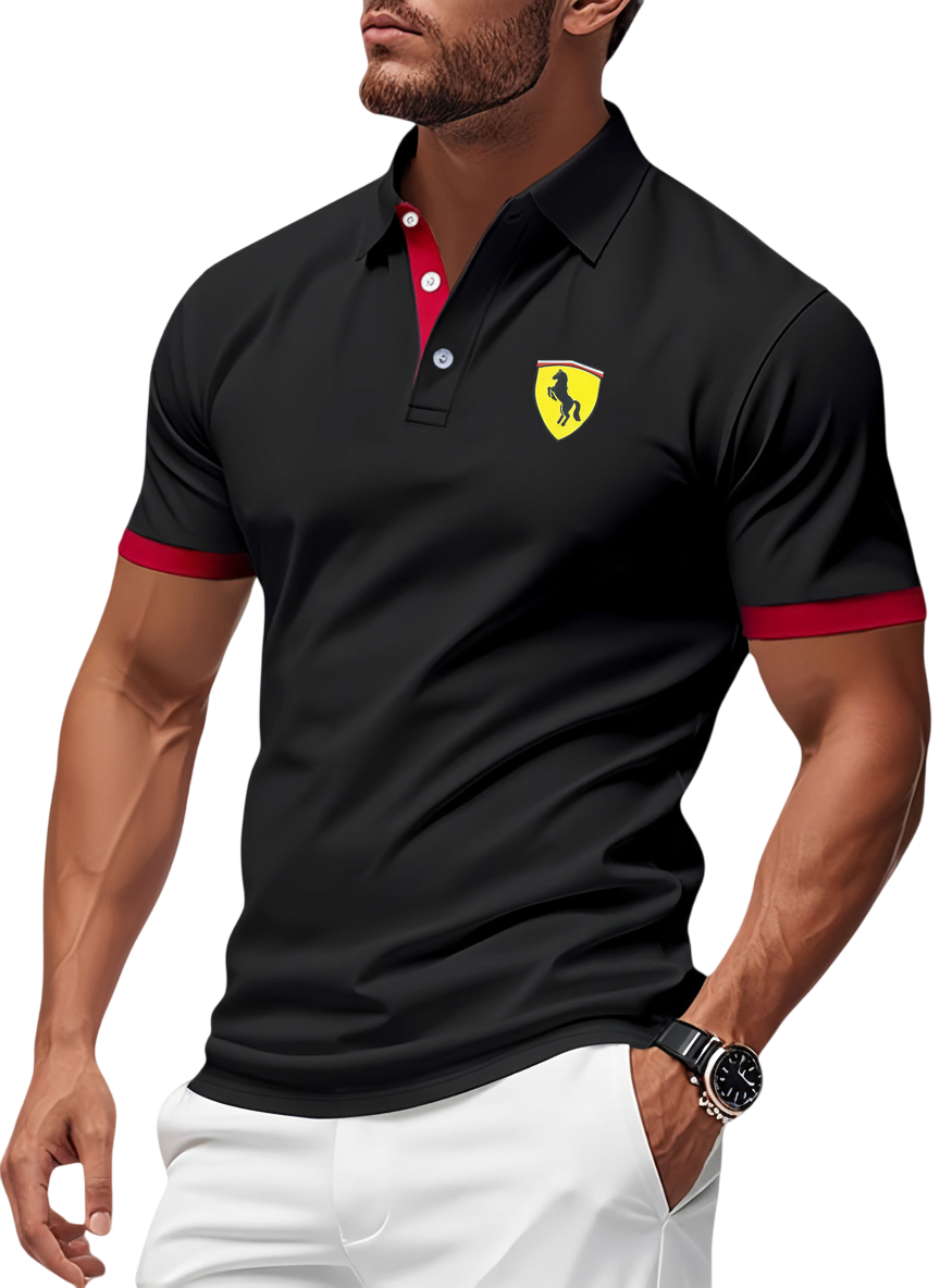 Pague 1 Leve 2 | Camisas Polo Ferrari + Brinde Relogio