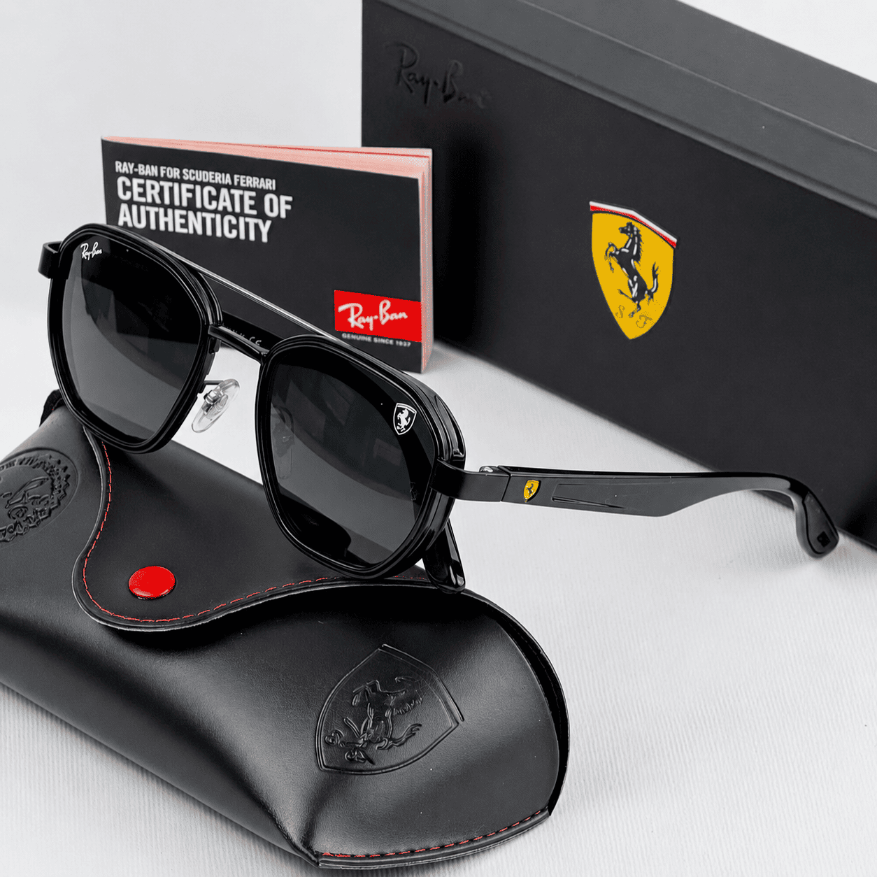 Óculos De Sol Ray-Ban Ferrari AVIADOR - Novo modelo - COM 1 ANO DE GARANTIA