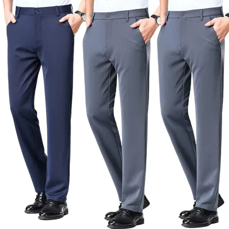 COMPRE 1 E LEVE 3 |  Calça Social Clássica Alfaiataria + Cinto de Brinde