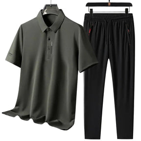 Pague 1 Leve 2 | Kit Urban Camisa Polo + Calça Social | frete Grátis