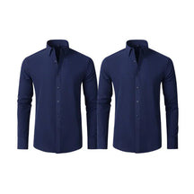 COMPRE 1 LEVE 2 | Camisa Social Ultra Elastech Anti amassados + Relogio de Brinde