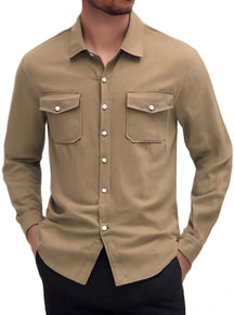 Camisa masculina safari