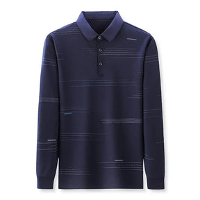 Camisa Polo Manga Longa Mercerizada Luxe