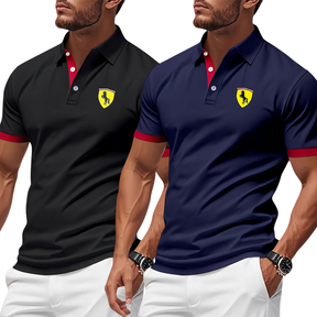 Pague 1 Leve 2 | Camisas Polo Ferrari + Brinde Relogio