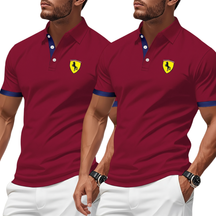 Pague 1 Leve 2 | Camisas Polo Ferrari + Brinde Relogio