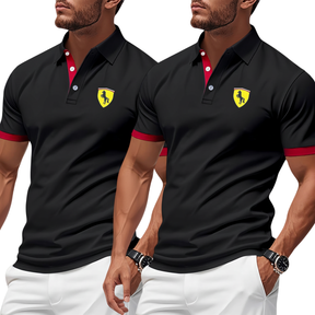 Pague 1 Leve 2 | Camisas Polo Ferrari + Brinde Relogio