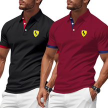 Pague 1 Leve 2 | Camisas Polo Ferrari + Brinde Relogio